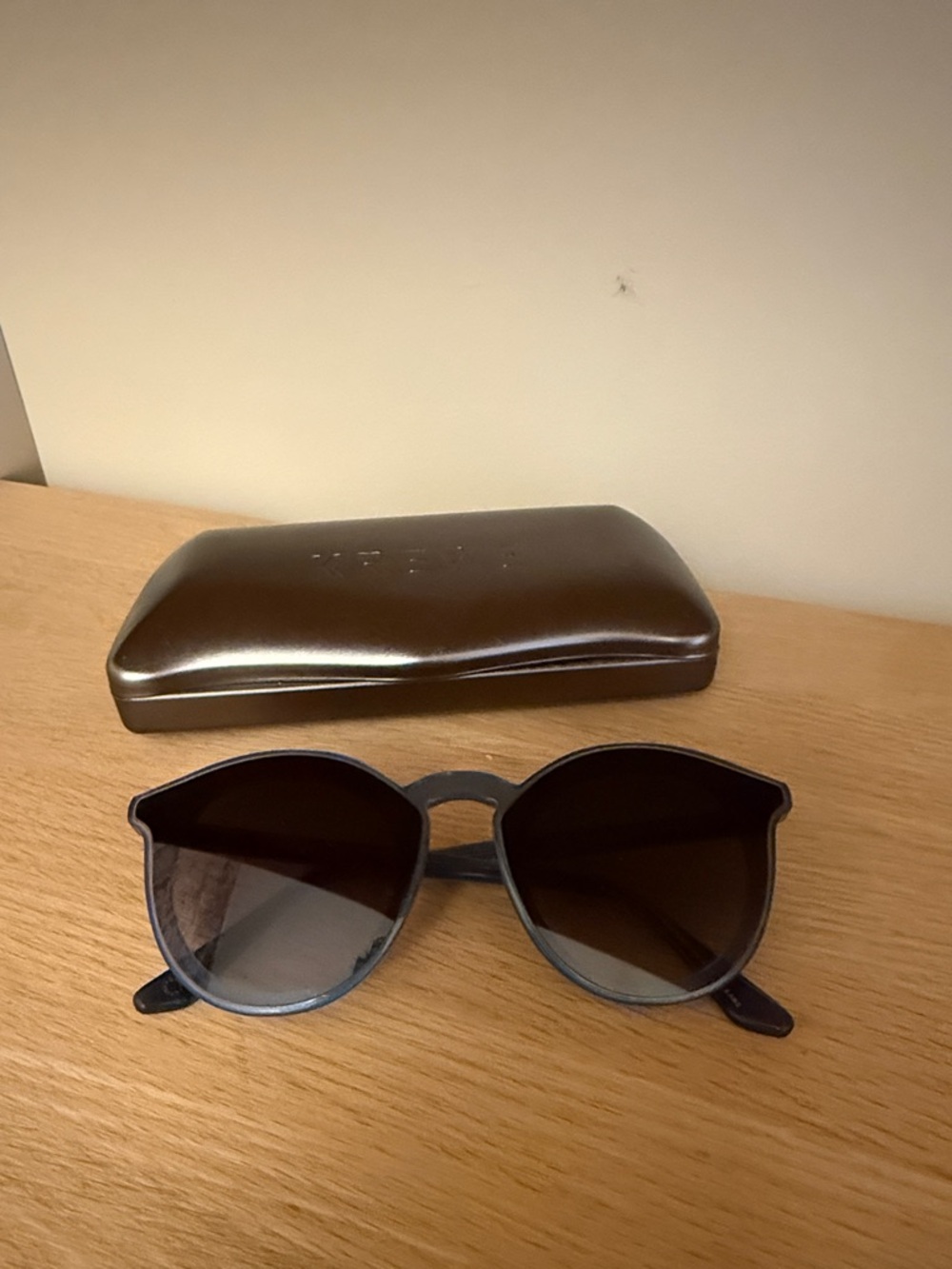 KREWE Collins Blue Frame Women's Sunglasses